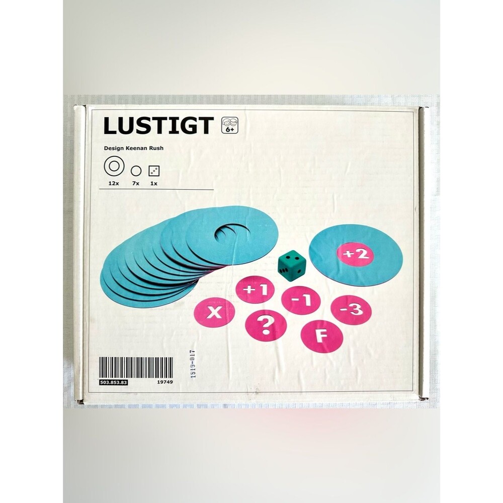 IKEA Lustigt Floor Math Game by Keenan Rush – Brand New Family Dice & Disc Game